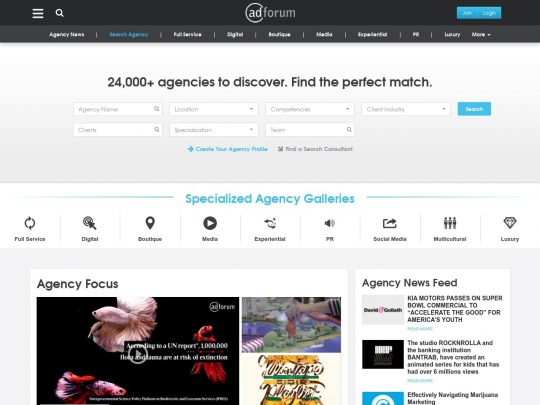 AdForum Agency Search