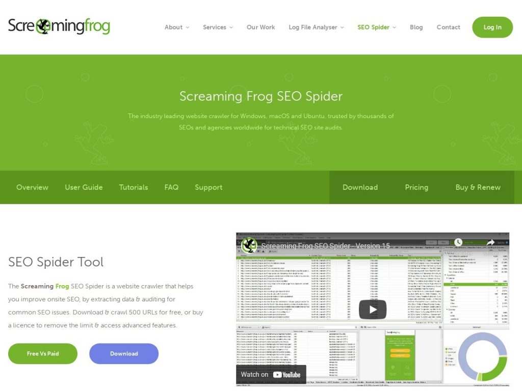 Screaming Frog SEO Spider 19.0 download the last version for ipod