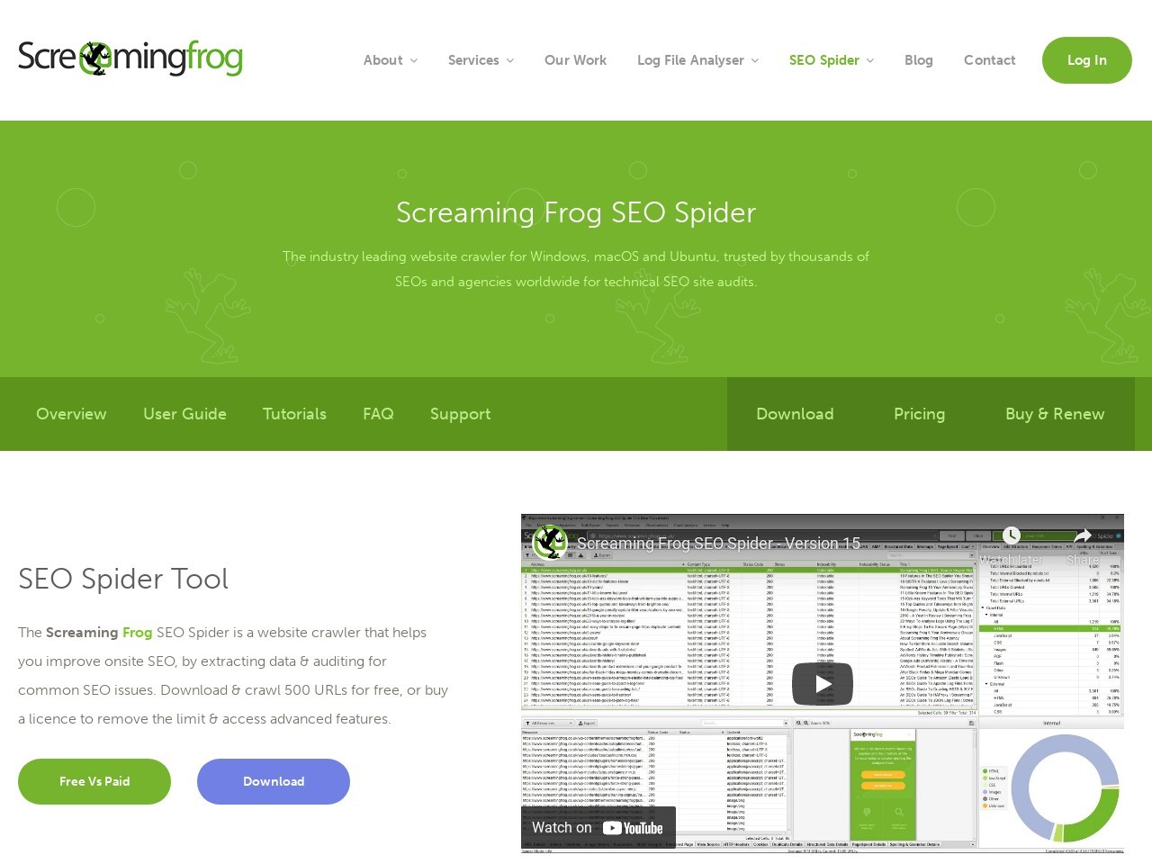 screaming frog seo spider download